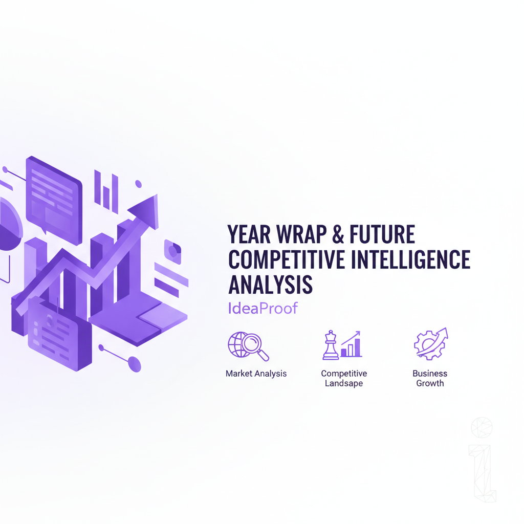Year Wrap & Future: Competitive Intelligence Analysis - IdeaProof AI business validation platform showing business strategy analysis and insights for entrepreneurs and startups