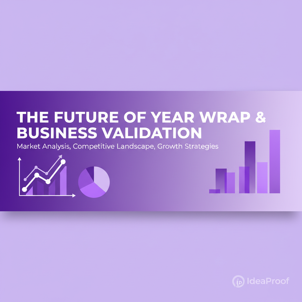 The Future of Year Wrap & Future in Business Validation - IdeaProof AI business validation platform showing business strategy analysis and insights for entrepreneurs and startups