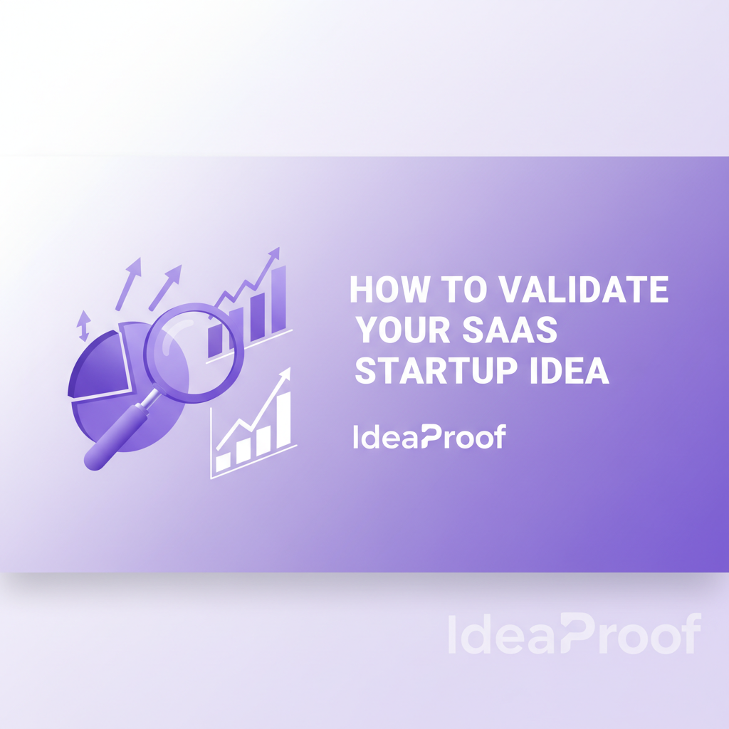 How to Validate Your SaaS Startup Idea - IdeaProof AI business validation platform showing business strategy analysis and insights for entrepreneurs and startups