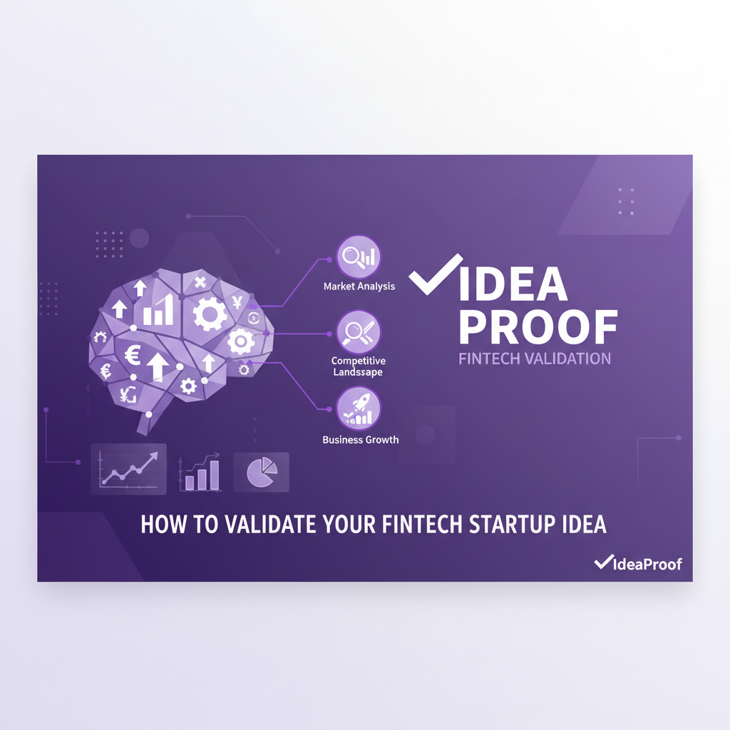 Visual guide: How to Validate Your FinTech Startup Idea | IdeaProof Business Validation How to Validate Your FinTech Startup Idea - IdeaProof AI business validation platform showing business strategy analysis and insights for entrepreneurs and startups