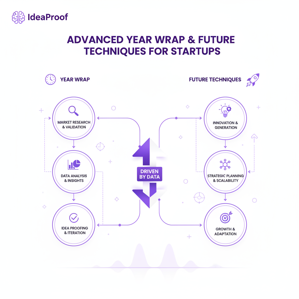 Diagram showing four interconnected pillars of a startup: Product, Market, Team, and Financials.