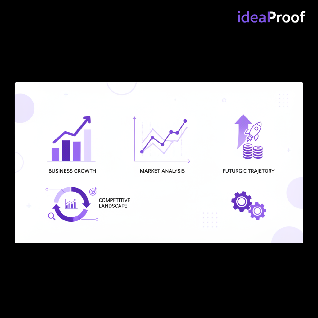 A chart showing SyncFlow's user growth skyrocketing after their strategic pivot, while competitors' growth remains linear.