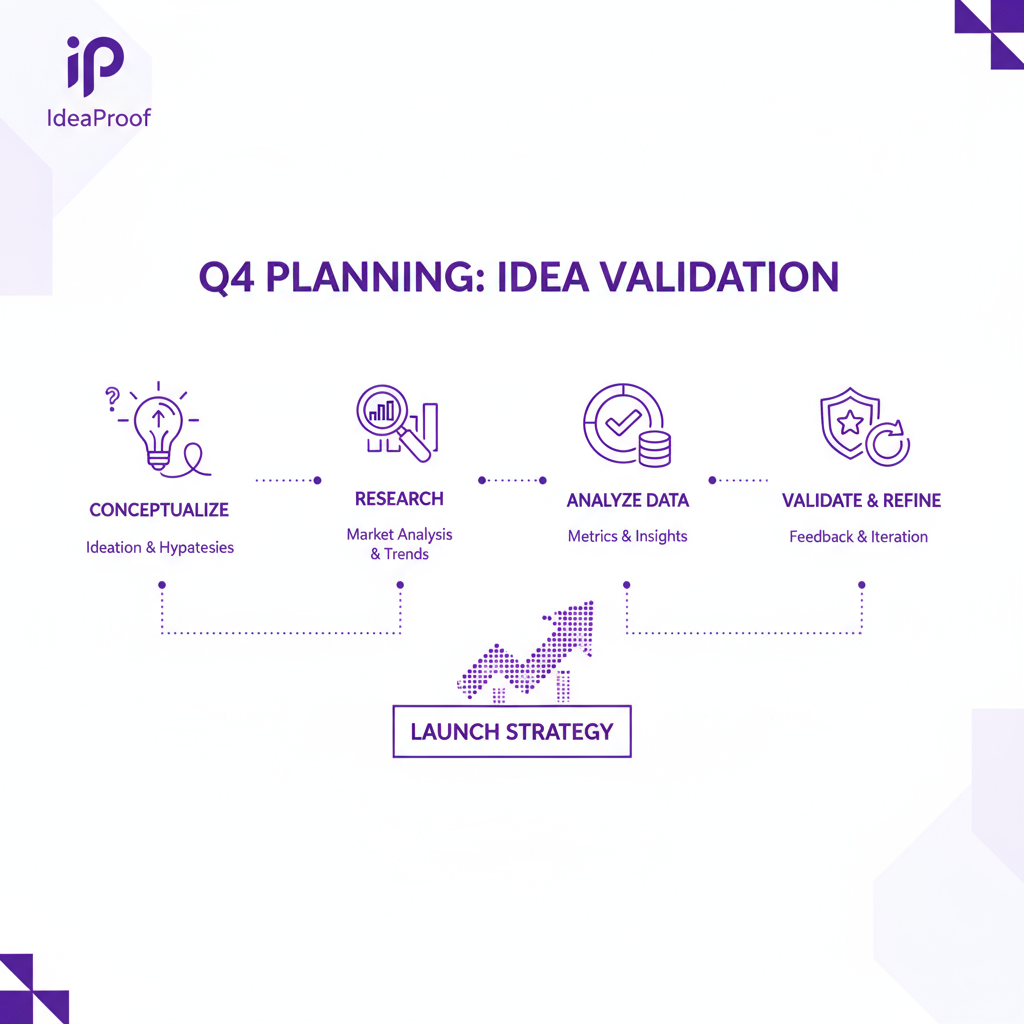 Dashboard showing a company's Q4 marketing campaign performance metrics
