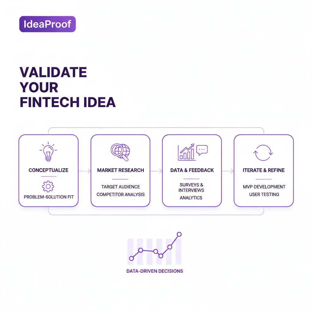 A competitive analysis matrix showing features of different FinTech apps.